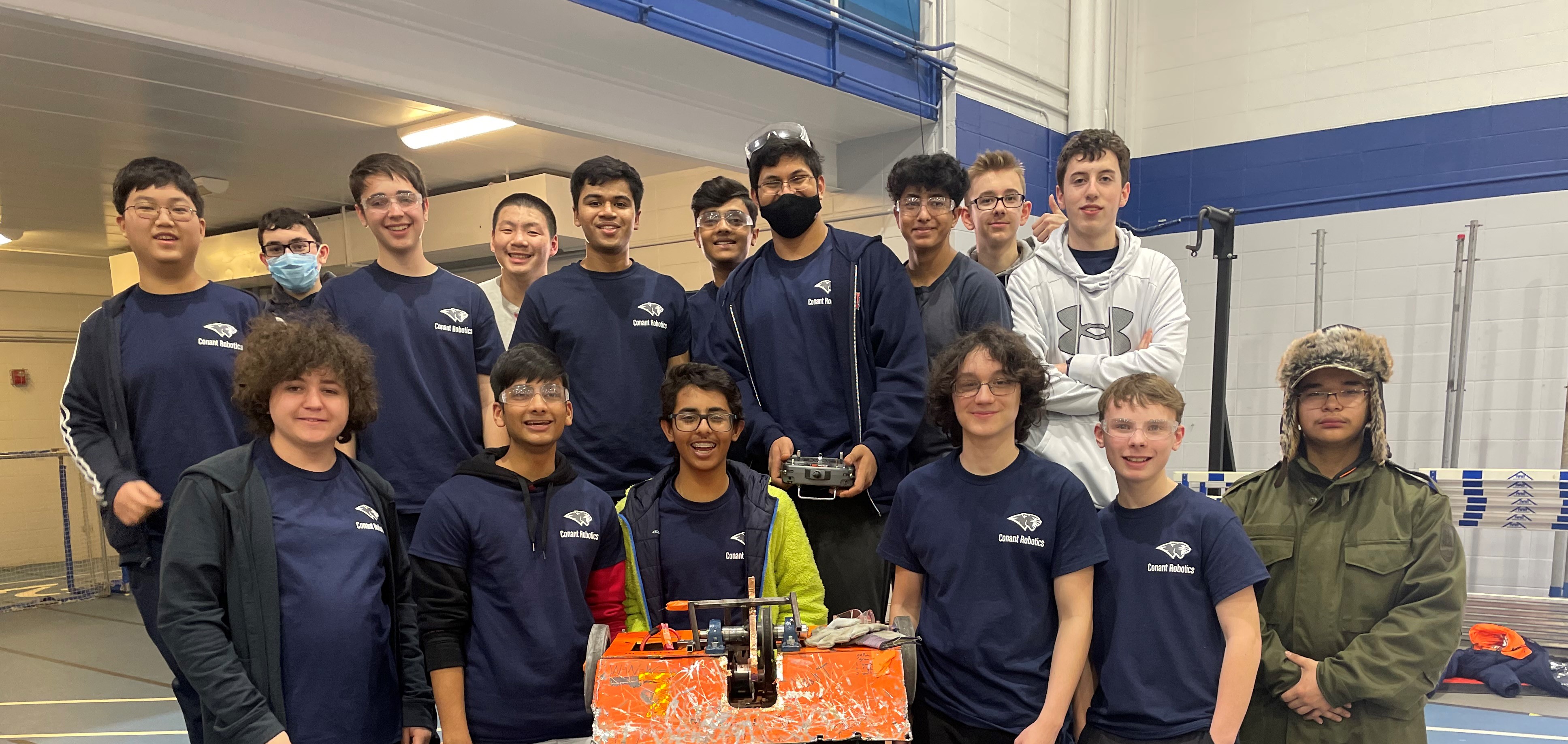 Group Photo of the Robotics Club